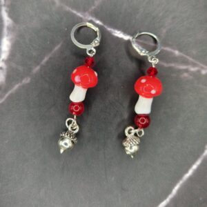 Svampe season - rød/sølv